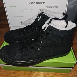 Cariuma Black Suede Fleece Boots - The OCA High Therma Black Suede Boot 12.5